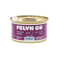 فيلاين قو طعام رطب للقطط البالغة – تونة مع الدجاج...