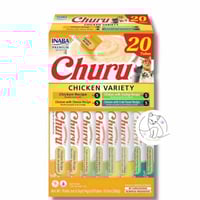 مكافآت قطط تشورو بنكهة الدجاج – عبوة تحتوي على 20...