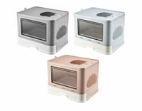 ليتر بوكس مغلق بشكل مربع للقطط