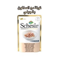 شيزر طعام رطب للقطط – تونة مع سالمون في الجيلي، 85...