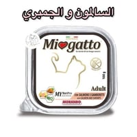 ميو جاتو طعام رطب باتيه للقطط المعقمة – بنكهة السا...