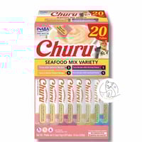 مكافآت قطط تشورو بنكهة الأسماك البحرية – عبوة تحتو...