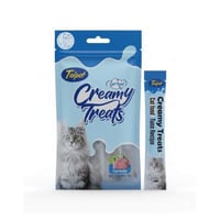 تايبت مكافات كريمية للقطط بنكهة التونة 5 اظرف