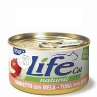 لايف كات طعام قطط رطب بنكهة التونا مع التفاح 85 جر...