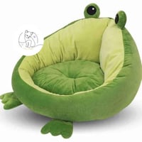 جلسة بشكل ضفدع للحيوانات الاليفة