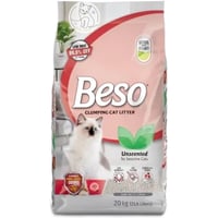 رمل بيسو عالي التكتل للقطط بدون رائحة – 20 كيلو
