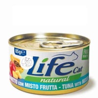 لايف كات طعام قطط رطب بنكهة التونا مع الفواكه 85 ج...