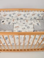 مفرش السرير الخشبي