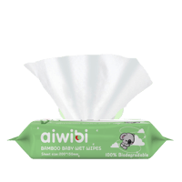 مناديل مبللة للأطفال - الخيزران وشجرة الشاي الطبيع...