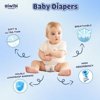 حفاضات أطفال رفيعة للغاية من أيويبي بريميوم مقاس 5...