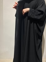 عباية تطريز يدوي ناعم