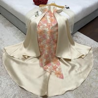 فستان راقي خامه ميكادو