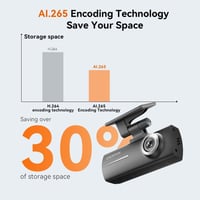 داش كام DDPAI N1 كاميرا امامية وخلفية