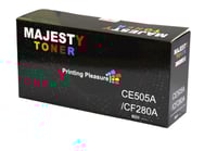 خرطوشة حبر ماجيستي أسود CE505A CF280A لطابعات HP L...