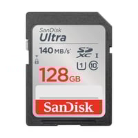 SanDisk - ذاكرة كاميرا (Ultra SDHC) 128 جيجا بايت