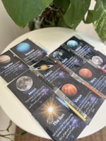 كرت الكواكب مع التلوين