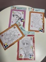 كرت التلوين المائي