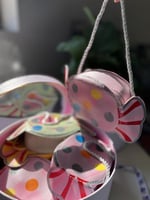 شنطة بشكل حلاوة ( مع التعبئة)