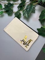 محفظه قماشية مع الاسم