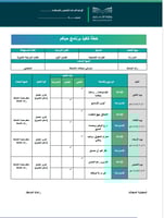 خطة وتقارير برنامج حياكم - ثانوي
