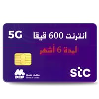 انترنت 600 جيجا 6 اشهر من STC