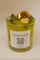 شمعة الليمون المنعشة