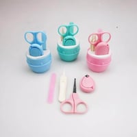 طقم العناية بأظافر الطفل - مجموعة 4 في 1 مع حافظة