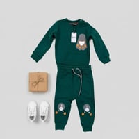 طقم أطفال قطني ناعم مناسب للبشرة الحساسة من قطعتين...