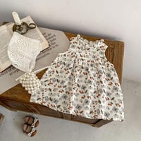 فستان أطفال ذات نقشة