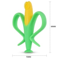 طقم عضاضات سيليكون 4 قطع قفاز -اللون ازرق