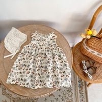 فستان أطفال ذات نقشة