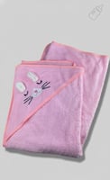 منشفة أطفال وردي