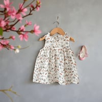 فستان أطفال ذات نقشة