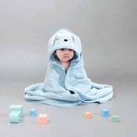 منشفة أطفال ازرق