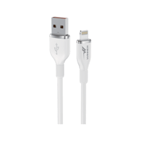 كابل سيليكون للشحن والبيانات يو اس بي - لايتنج