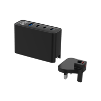 وينر منصه شحن جداري جان 100 وات ( يو اس بي + 3 تاي...