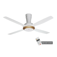 مروحة سقف(U56PR) مع ريموت تحكم