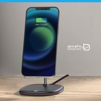 بيسوس - قاعدة مغناطيسية وشاحن لاسلكي للايفون 12 وم...