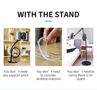 حامل روك مكتبي عالمي قابل للتعديل للجوال و التابلت