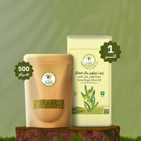 بكج 1 لتر زيت زيتون الجوف عصرة الموسم 2024 + نصف ك...