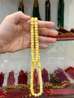 سبحة كهرمان طبيعي ناعم