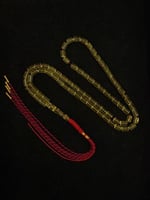 سبحة كهرمان طبيعي شفاف