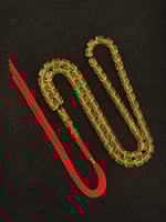 سبحة كهرمان طبيعي شفاف