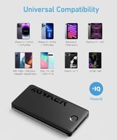 انكر باور بانك 323 USB نوع سي، شاحن محمول 10000mAh...