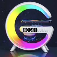 اضاءة مدمجه بشاحن وايرلس وسبيكر صوت مدخل AUX ومدخل...