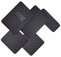 دايموند فرشة ارضية جلد 5 قطعة مناسب لجميع السيارات