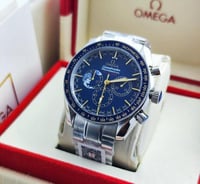 ساعة اوميغا كرونوغراف جالي بطارية مع كامل الملحقات...