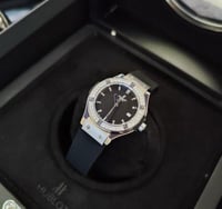 ساعة هوبلت نسائي ماستر كوالتي بطارية مع كامل المحق...