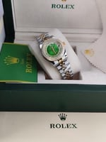 ساعة رولكس نسائي استل ستيل كرت الماركة مع ملحاقاته...