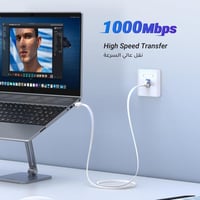يوجرين كابل إيثرنت مسطح Cat6 30M جيجابت شبكة 1000M...